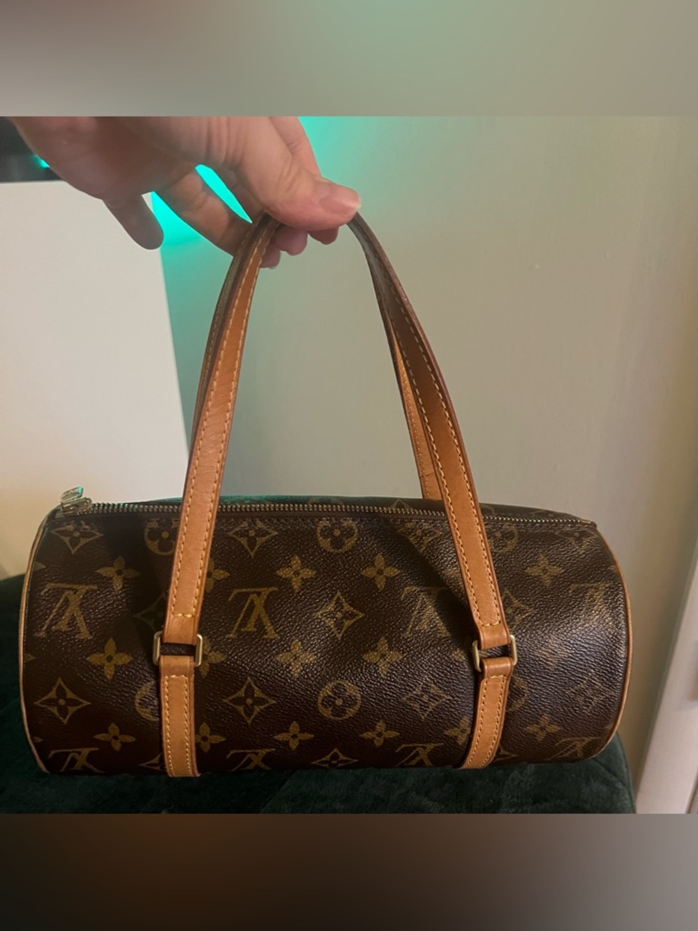 Luis Vuitton Designer Monogram Canvas Barrel  Bag - Brown - Picture 2 of 5